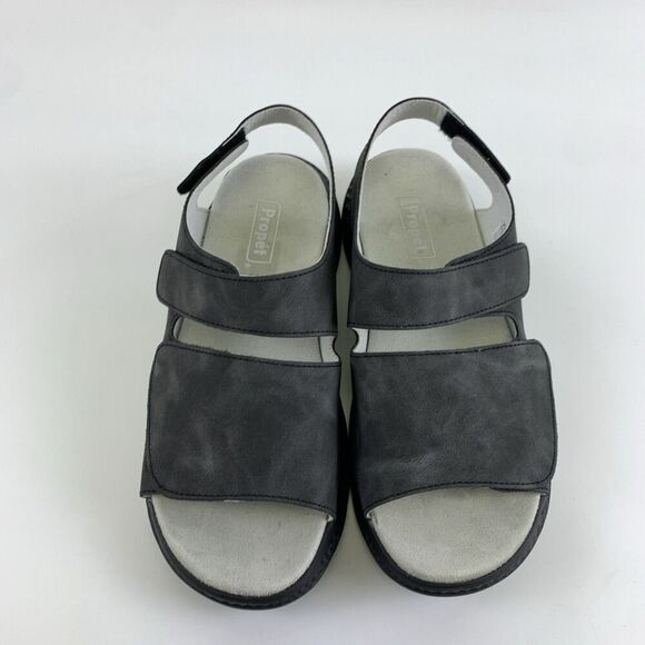 Propet Scottsdale Active Sandal Gray Comfort Adjustable WST003P Womens 8.5 X 2E - Picture 4 of 12